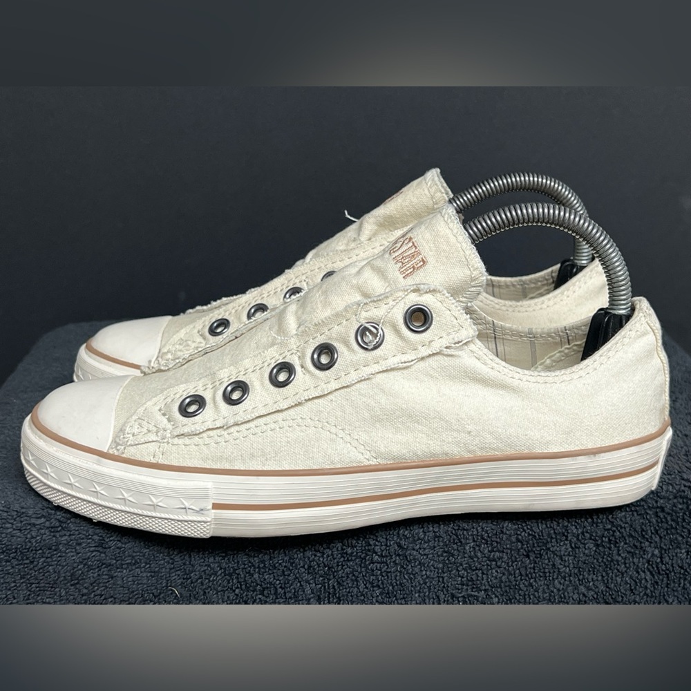 John Varvatos x Converse All Star Vintage Slip Low 'Ivory Tan' 1Y244 Women SZ 8